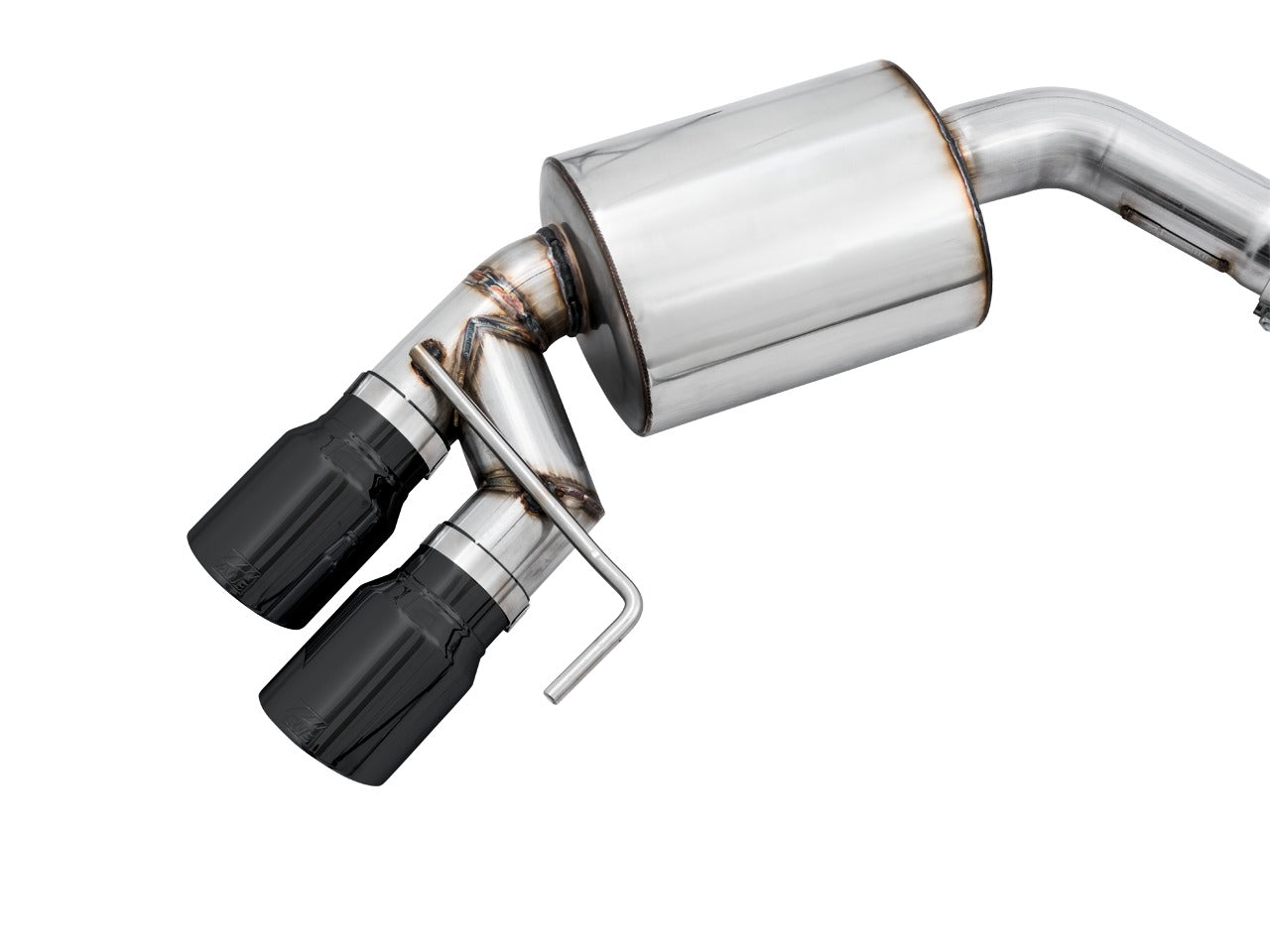 AWE Tuning 18-22 Ford Mustang GT (S550) Cat-back Exhaust - Touring Edition (Quad Diamond Black Tips) 3015-43106