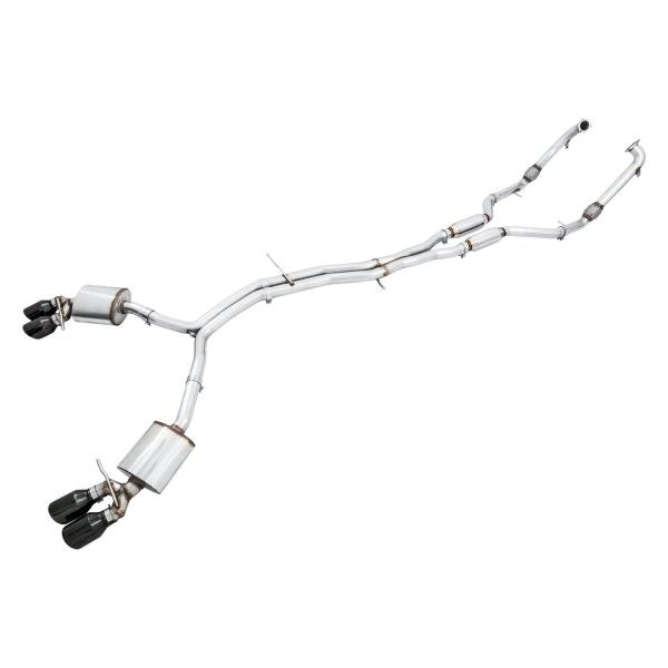 AWE Tuning 18-21 Audi B9 S5 Coupe 3.0T Touring Exhaust (Resonated for Perf. DP) 102mm - Chrome Silver Tips 3015-42122