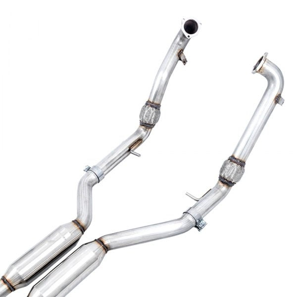 AWE Tuning 18-21 Audi B9 S5 Coupe 3.0T Touring Exhaust (Resonated for Perf. DP) 102mm - Chrome Silver Tips 3015-42122