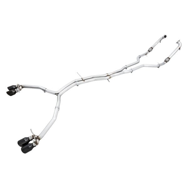 AWE Tuning 18-21 Audi B9 S5 Sportback 3.0T Track Exhaust (Res. for Perf. DP) 102mm - Diamond Blk Tips 3015-43134