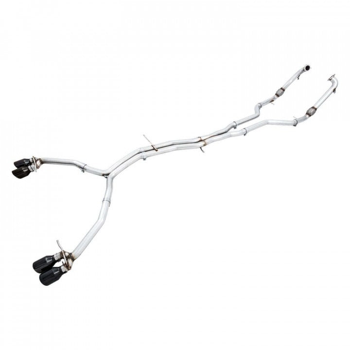 AWE Tuning 18-21 Audi B9 S5 Sportback Res.For Performance Cat Track Edition Exhaust w/Carbon Fiber Tip 3015-45014