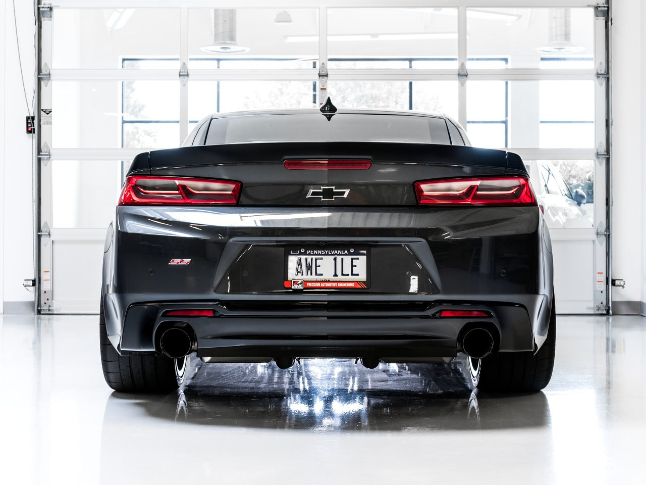 AWE Tuning 16-22 Chevy Camaro SS Resonated Cat-Back Exhaust - Touring Edition (Diamond Black Tips) 3015-33102