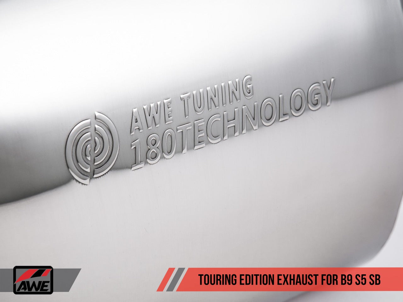 AWE Tuning 18-22 Audi B9 S5 Sportback Touring Edition Exhaust - Non-Resonated (Silver 102mm Tips) 3020-42056
