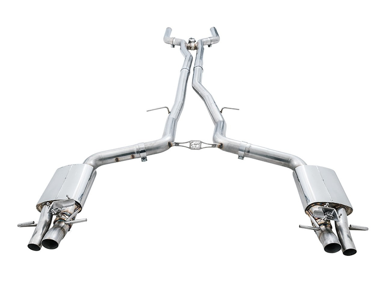 AWE Tuning 19-20 Mercedes-Benz C63/S AMG Coupe (W205) w/DPE SwitchPath Exhaust System - No Tips 3025-11007