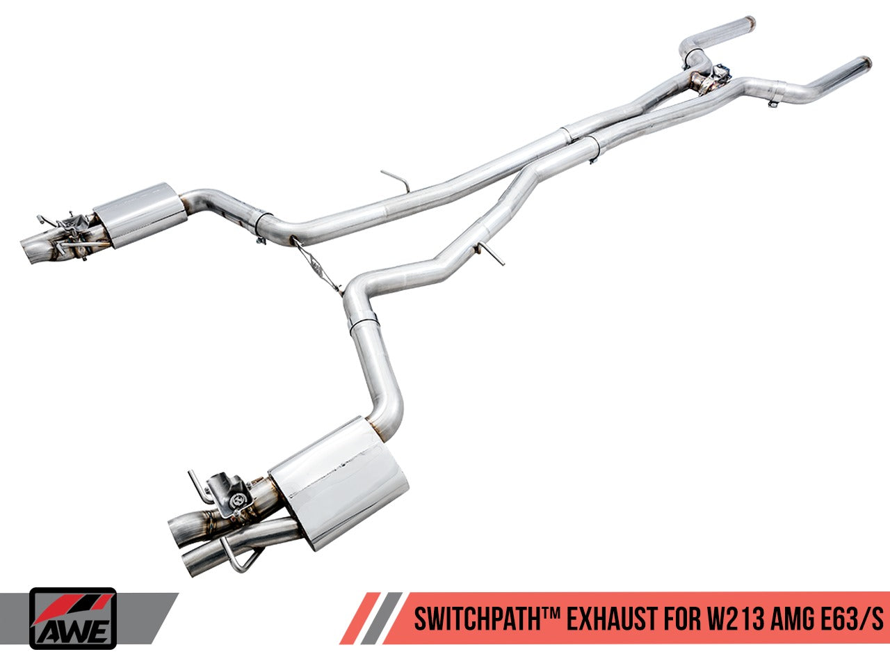 AWE Tuning 18-20 Mercedes-Benz W213 AMG E63/S Sedan/Wagon SwitchPath Exhaust System - for DPE Cars 3025-31044