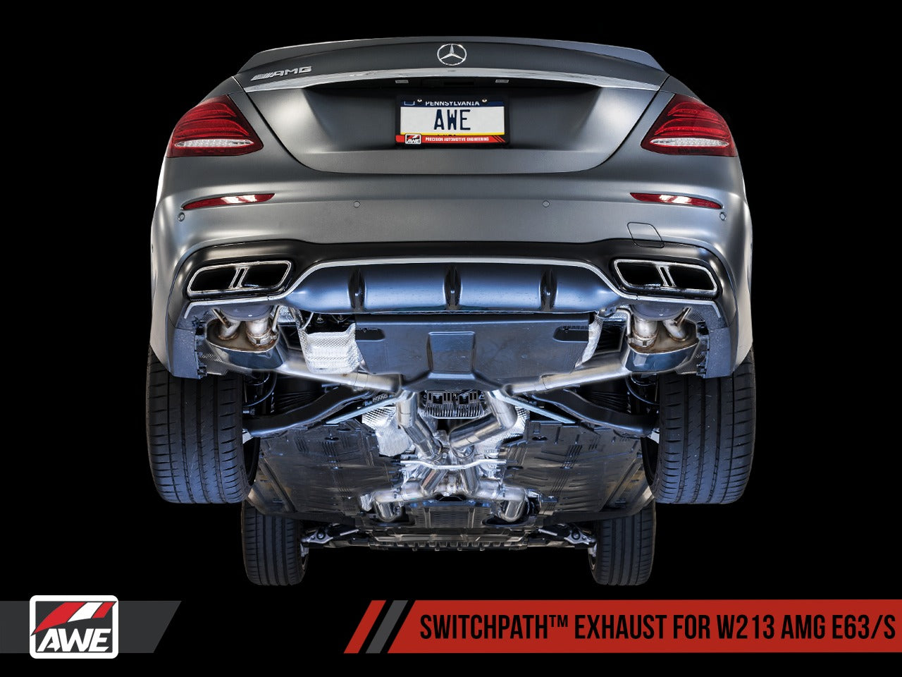 AWE Tuning 18-20 Mercedes-Benz W213 AMG E63/S Sedan/Wagon SwitchPath Exhaust System - for DPE Cars 3025-31044