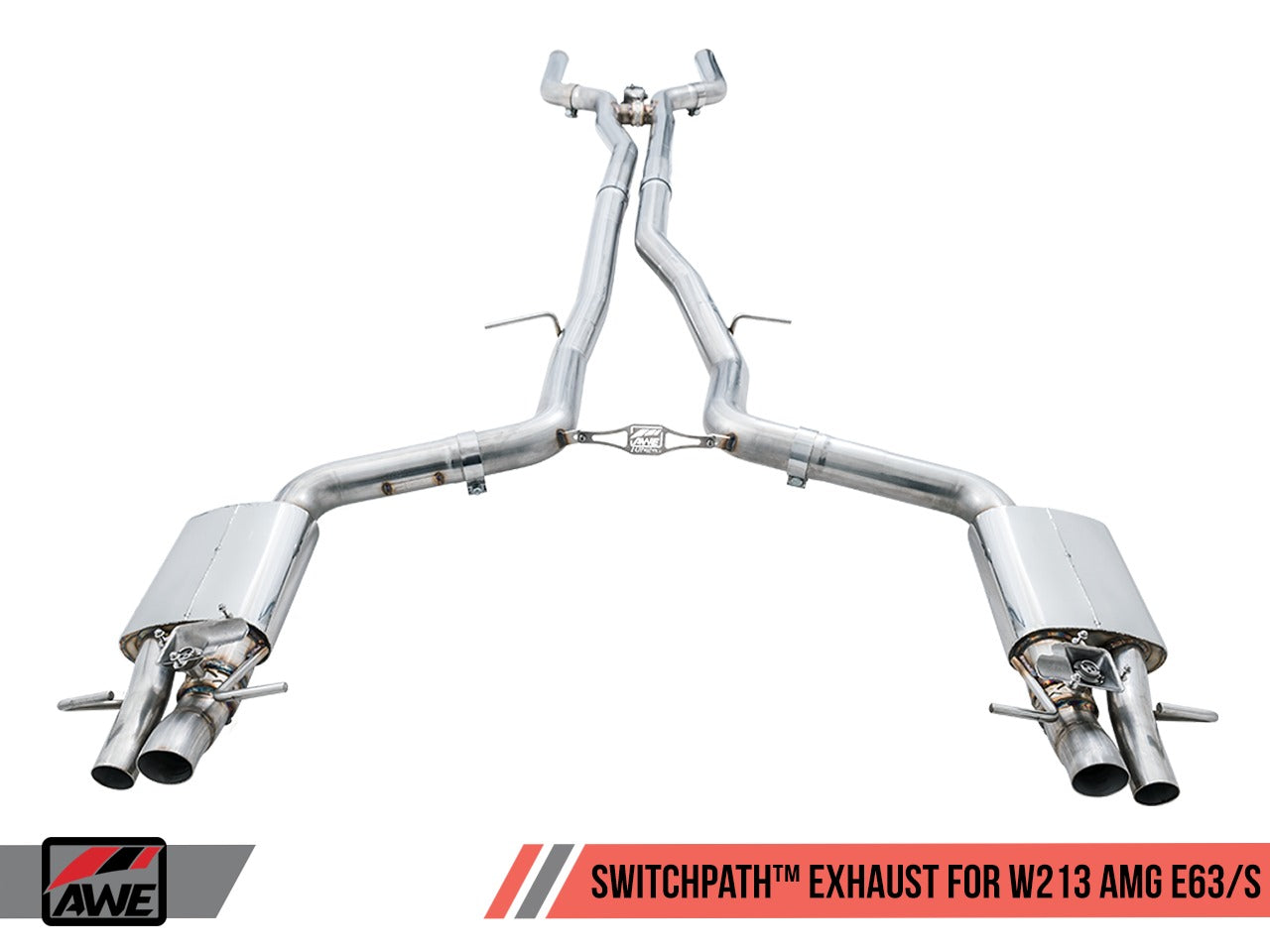 AWE Tuning 18-20 Mercedes-Benz W213 AMG E63/S Sedan/Wagon SwitchPath Exhaust System - for DPE Cars 3025-31044