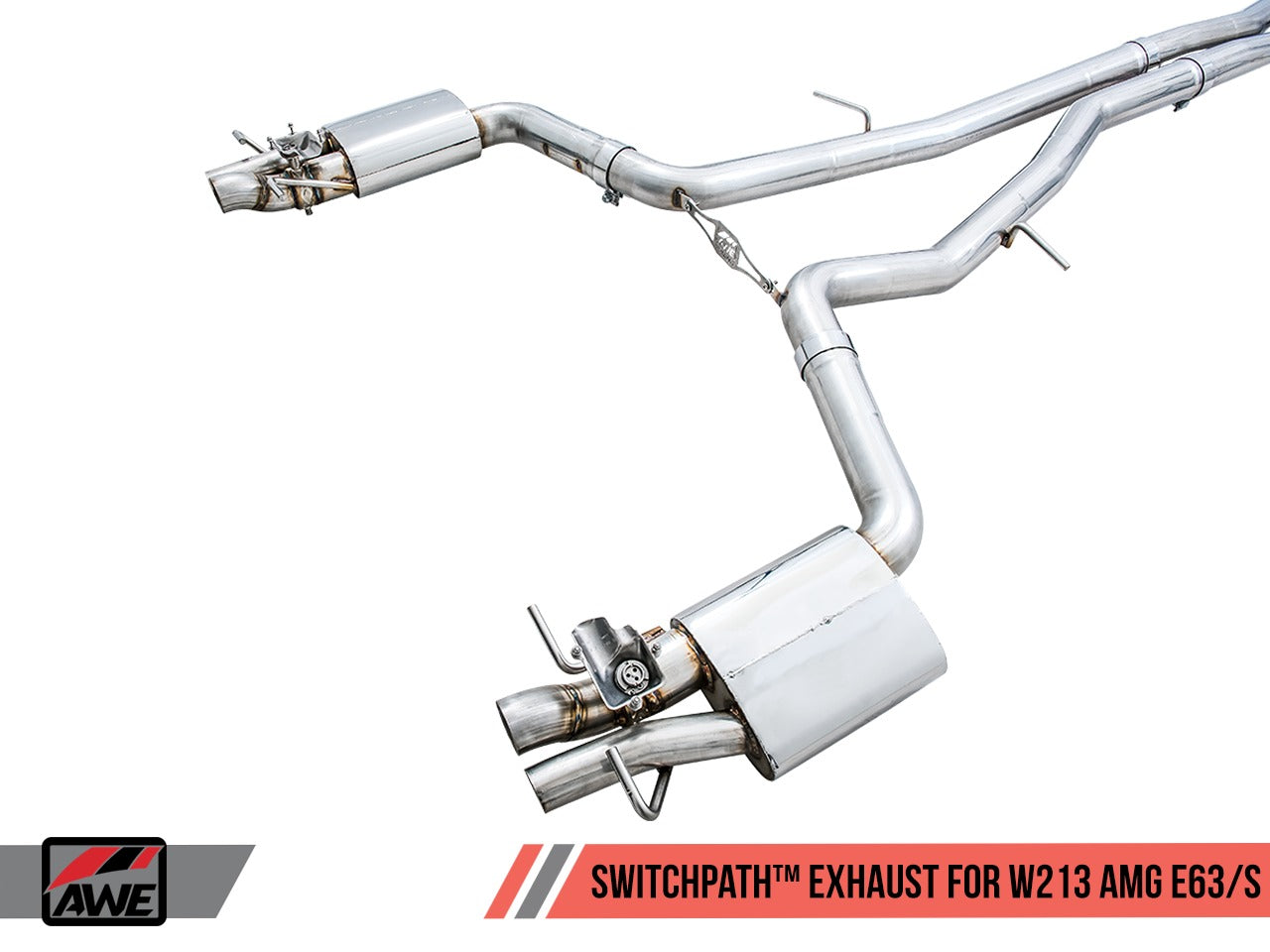 AWE Tuning 18-20 Mercedes-Benz W213 AMG E63/S Sedan/Wagon SwitchPath Exhaust System - for DPE Cars 3025-31044