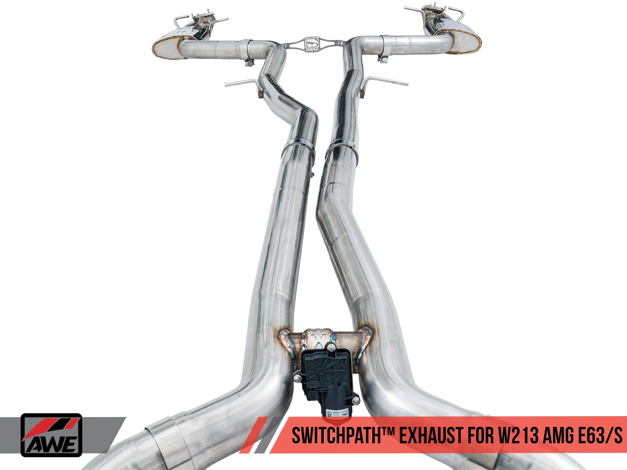 AWE Tuning 18-20 Mercedes-Benz W213 AMG E63/S Sedan/Wagon SwitchPath Exhaust System - for DPE Cars 3025-31044