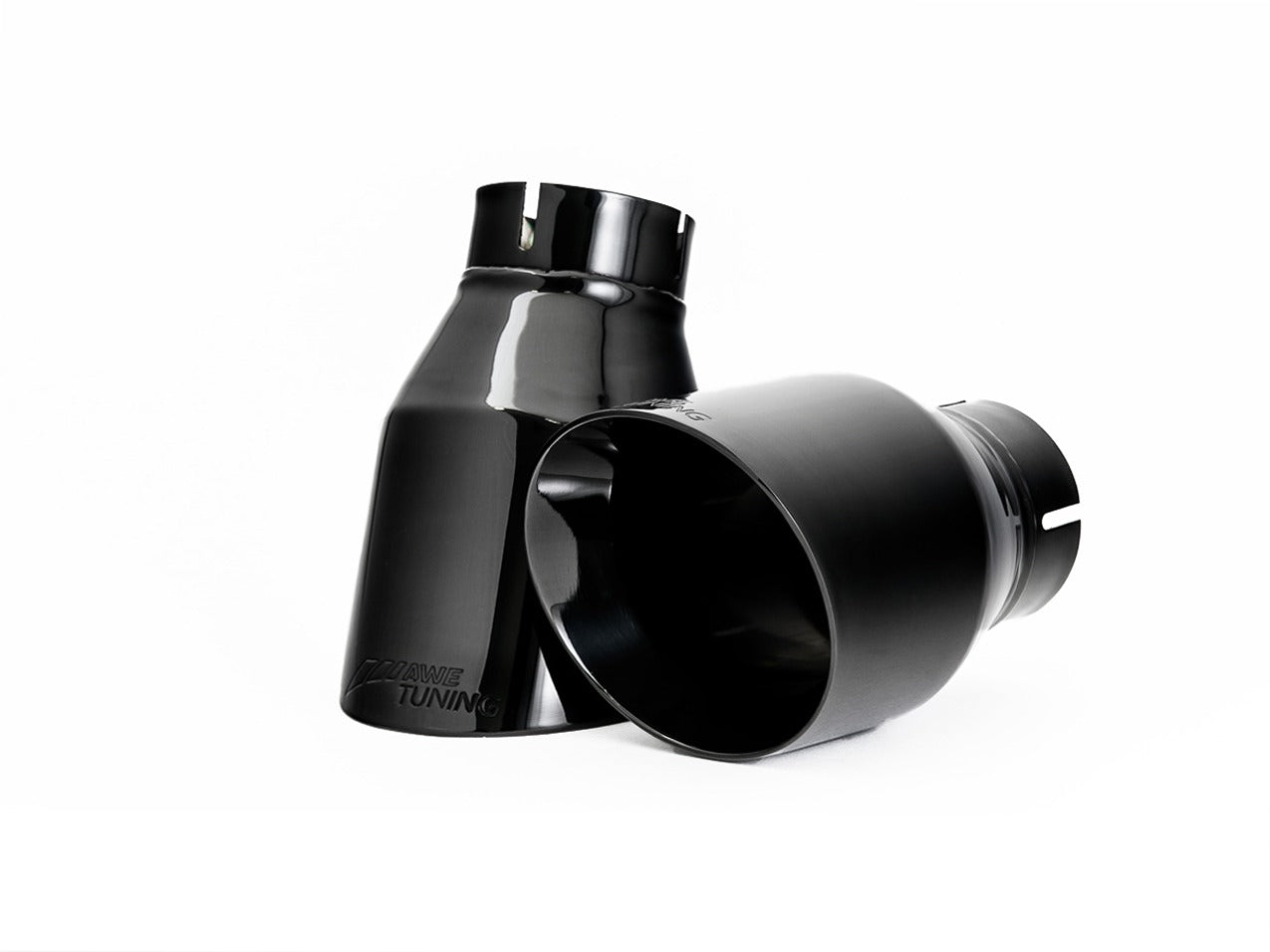 AWE Tuning Audi 17-18 B9 A4 SwitchPath Exhaust Dual Outlet - Diamond Black Tips (Includes DP and Remote) 3025-33014