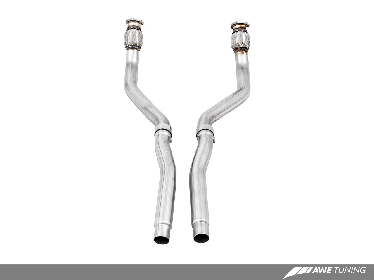 AWE Tuning Audi B8 3.0T Non-Resonated Downpipes for S4 / S5 3220-11010