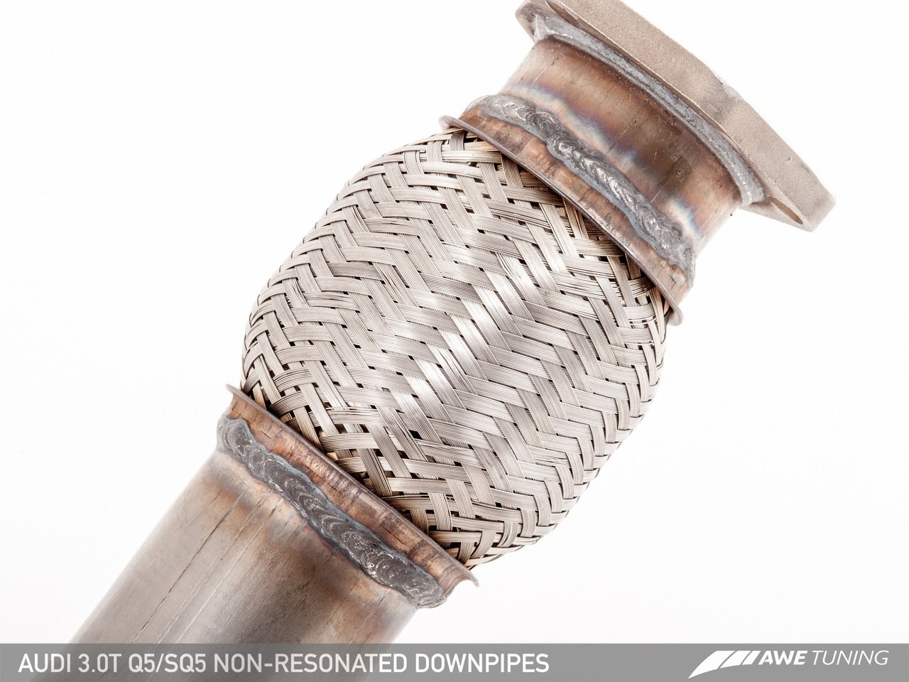 AWE Tuning Audi 8R 3.0T Non-Resonated Downpipes for Q5 / SQ5 3220-11016