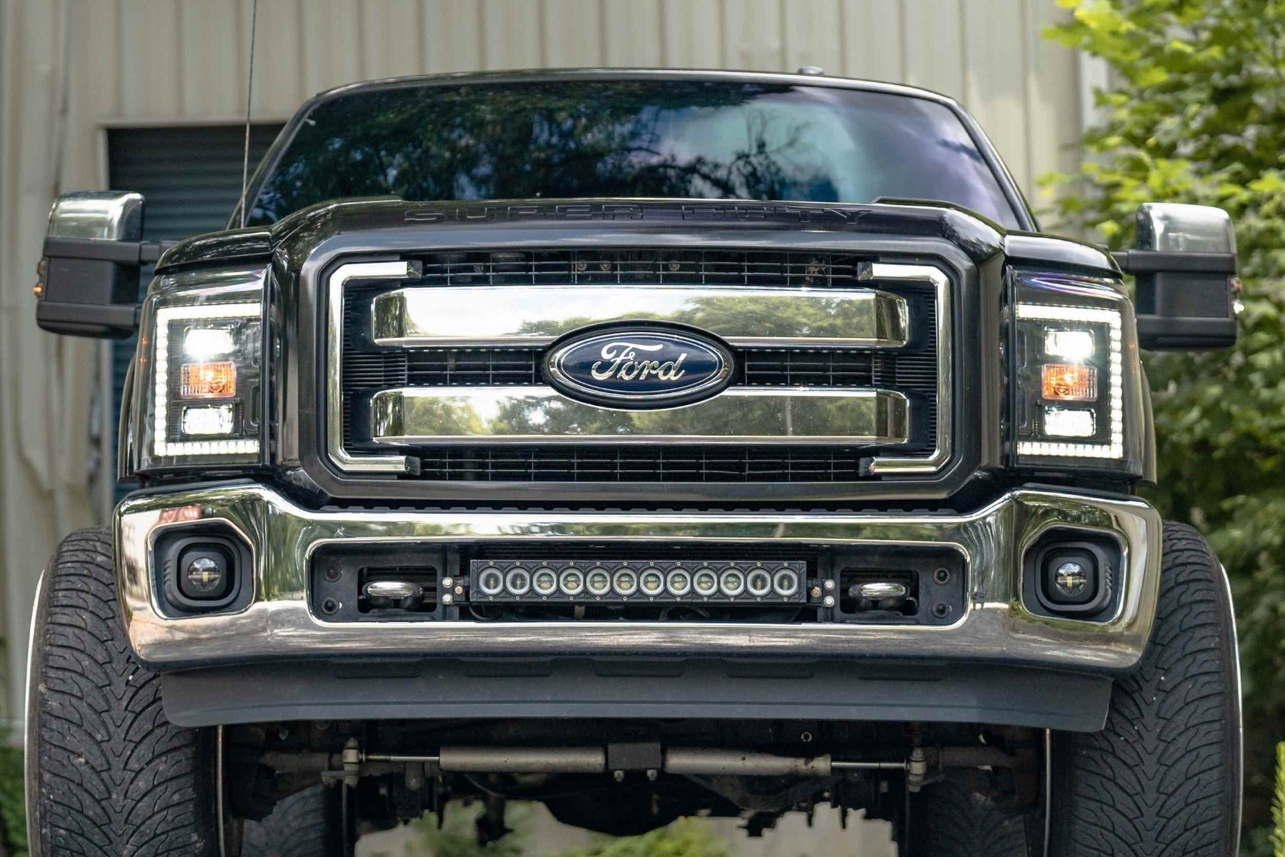Morimoto XB Hybrid LED Headlights: Ford Super Duty (11-16) (Pair / ASM) LF553