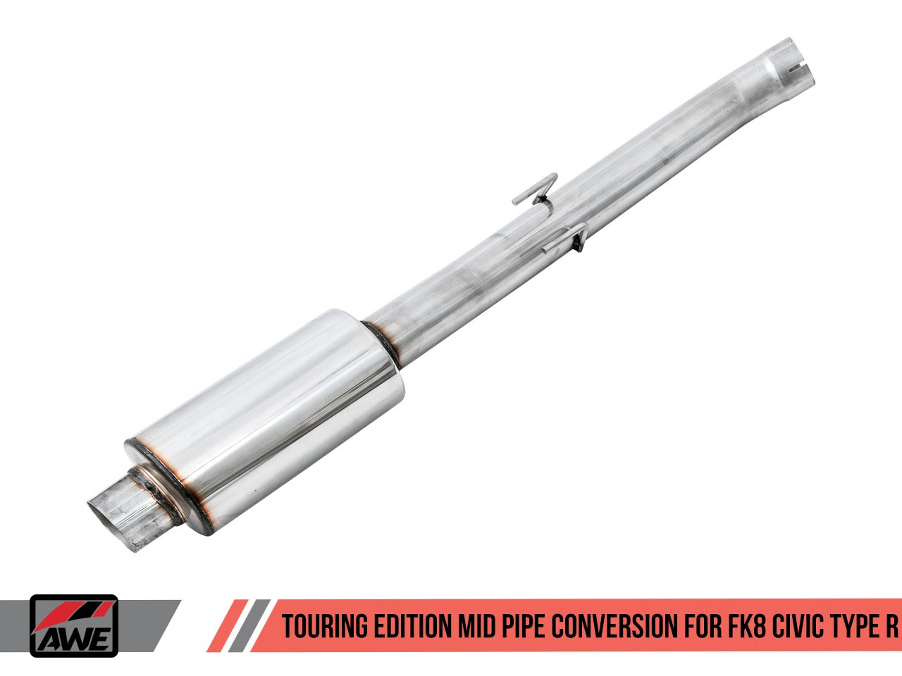 AWE Tuning 17-21 Honda Civic Type R Touring Resonated Mid Pipe Conversion Kit 3815-11000