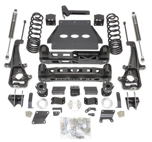 ReadyLIFT 6" LIFT KIT WITH FALCON SHOCKS AND FACTORY 22" WHEELS WITH BIG BORE KNUCKLE - RAM 1500 - 2019-2022 44-19610