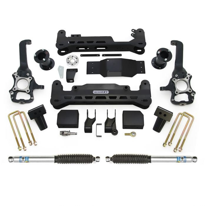 ReadyLIFT 7&quot; Lift Kit w/ Bilstein Rear Shocks 2015-2020 Ford F-150 4WD 44-2576