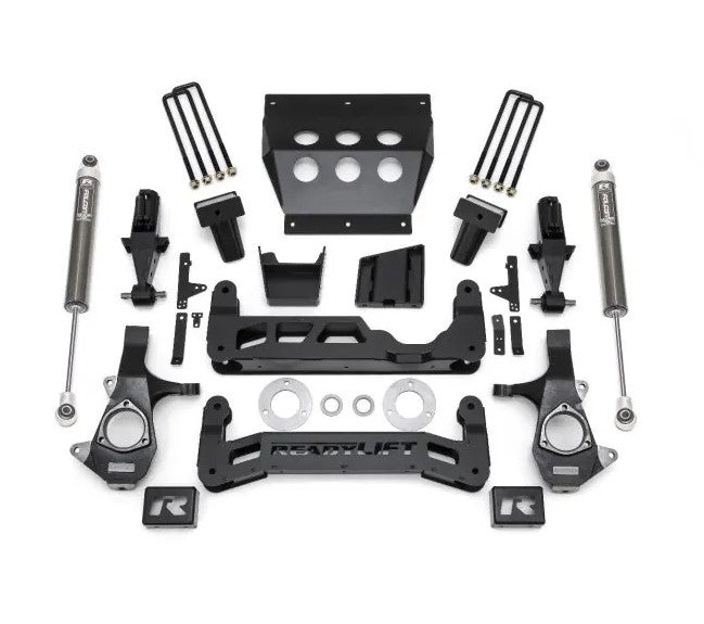 ReadyLIFT 7" Lift Kit GM Silverado/Sierra 1500 2014-2018 w/Forged Steel Suspension w/Falcon 1.1 Monotube Shocks 44-34710