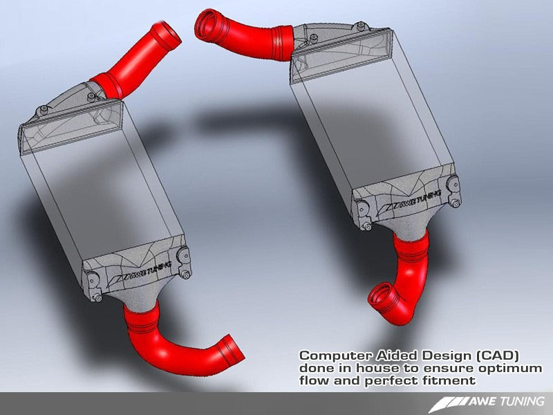 AWE Tuning Porsche 997.2TT Performance Intercoolers 4510-11044
