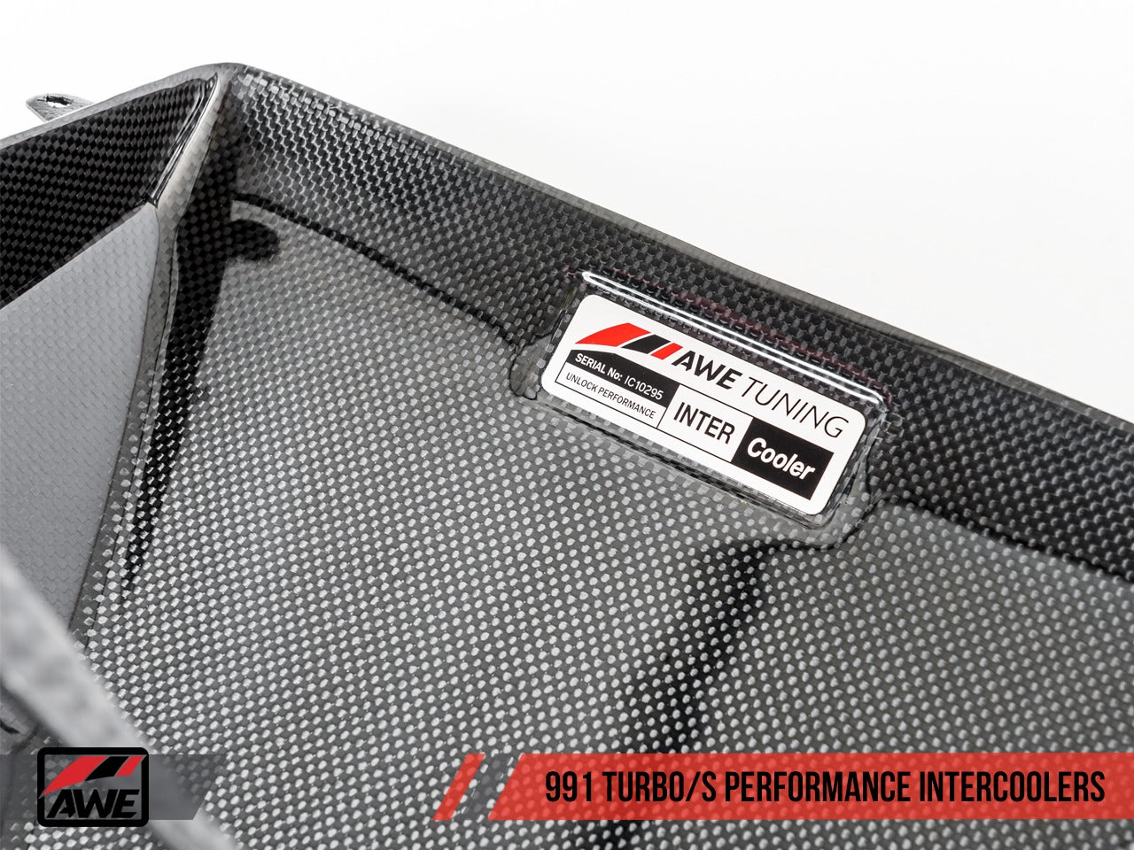 AWE Tuning Porsche 991 (991.2) Turbo/Turbo S Performance Intercooler Kit 4510-11050
