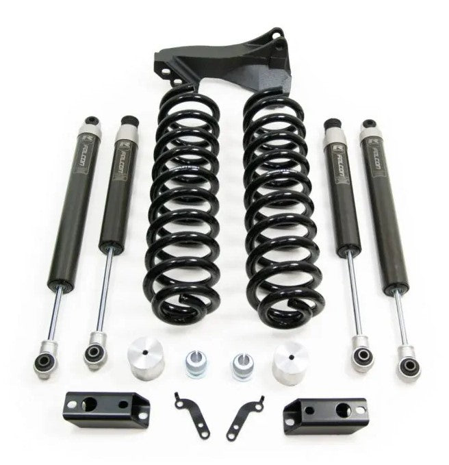 ReadyLIFT 2.5" Coil Spring Front Lift Kit w/Falcon 1.1 Monotube Shocks Front/Rear- Ford Super Duty Diesel 4WD 2017-2019 46-27240