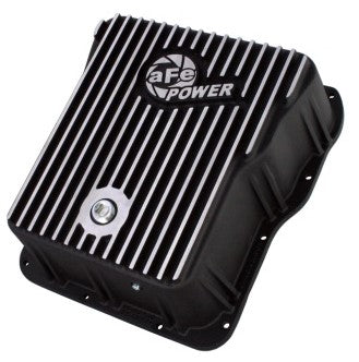 aFe Power Cover Trans Pan Machined Trans Pan GM Diesel Trucks 01-12 V8-6.6L Machined 46-70072