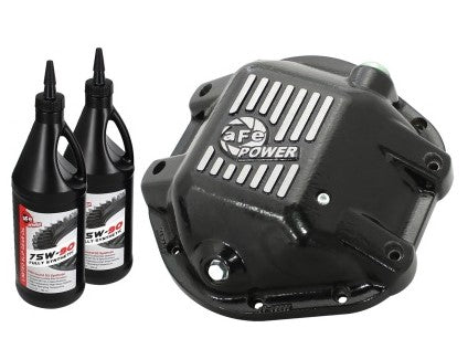 aFe Power Differential Cover Machined Pro Series 97-15 Jeep Dana 44 w/ 75W-90 Gear Oil 2 QT 46-70162-WL