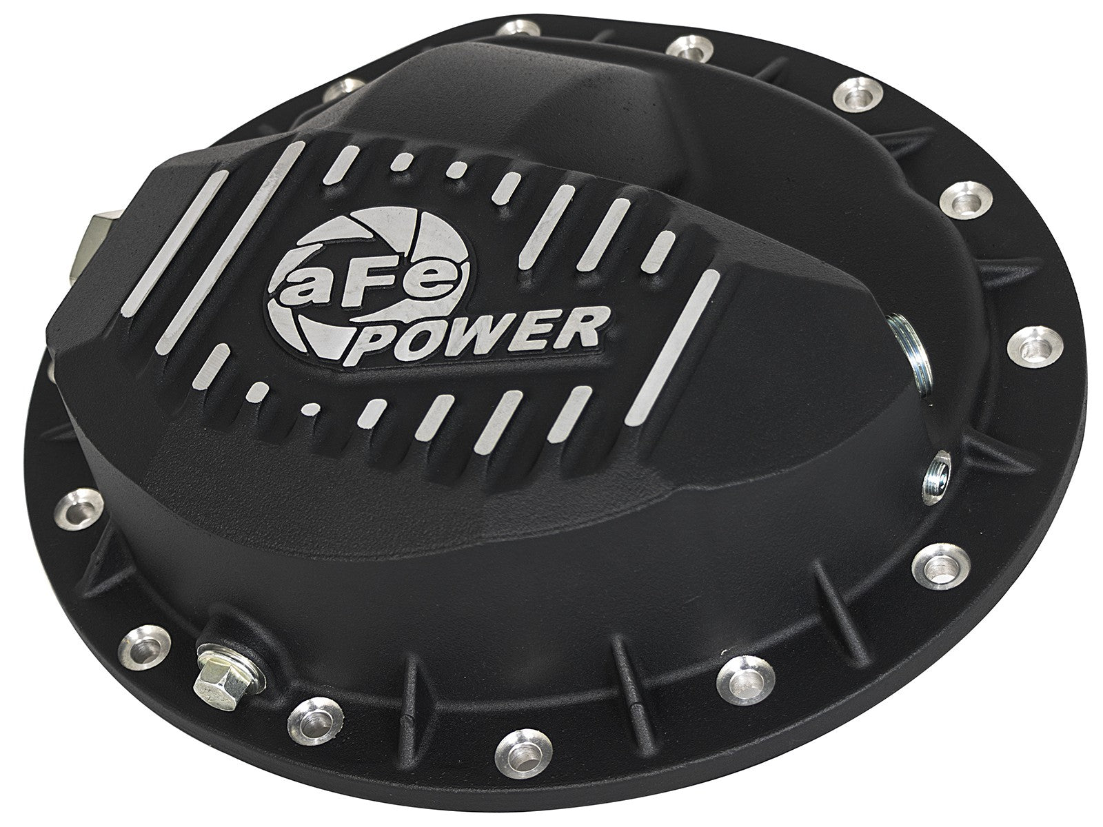 aFe Power Pro Series Rear Differential Cover Black w/Machined Fins 16-19 Nissan Titan XD(AAM 9.5-14) 46-70362