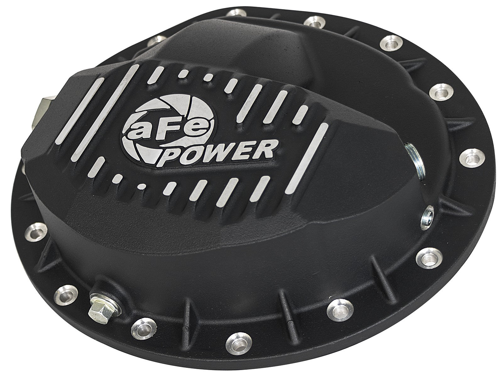 aFe Power Pro Series Rear Differential Cover Black w/ Machined Fins 01-13 GM Trucks 2500/3500 (GM 9.5-14) 46-70372