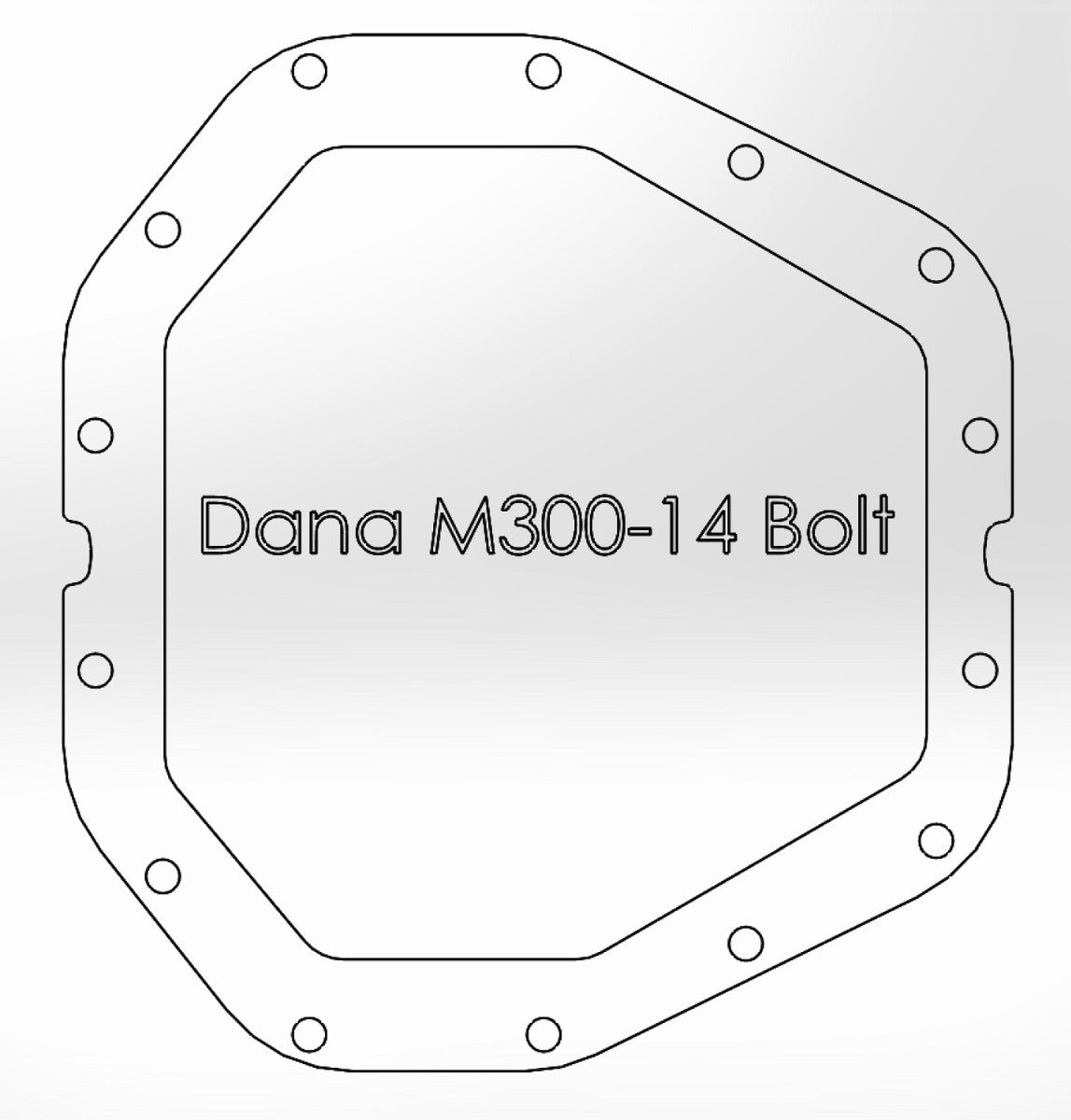 aFe Power Rear Diff Cover Black w/Machined Fins 17-21 Ford F-350/F-450 6.7L (td) Dana M300-14 (Dually) 46-70382