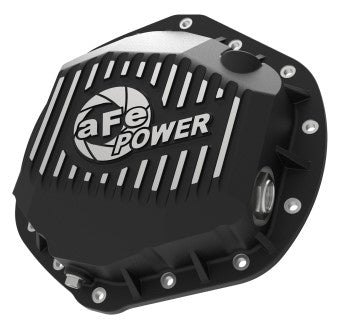 aFe Power Pro Series Rear Differential Cover Black w/ Machined Fins 14-18 Dodge Trucks 2500/3500 46-70392