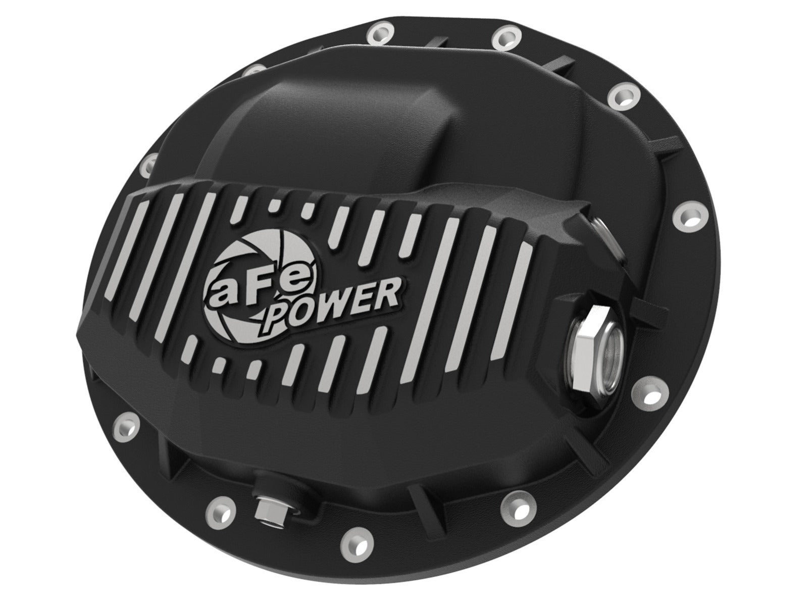 aFe Power Pro Series Rear Differential Cover Black w/ Machined Fins 13-20 RAM Diesel Trucks L6-6.7L 46-70402