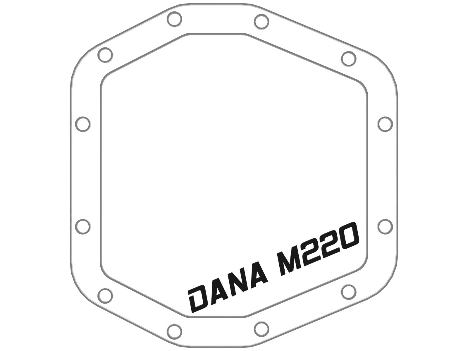 aFe Power Cover Diff Rear Machined w/ Gear Oil 2019-2021 Ford Ranger (Dana M220) 46-71171B
