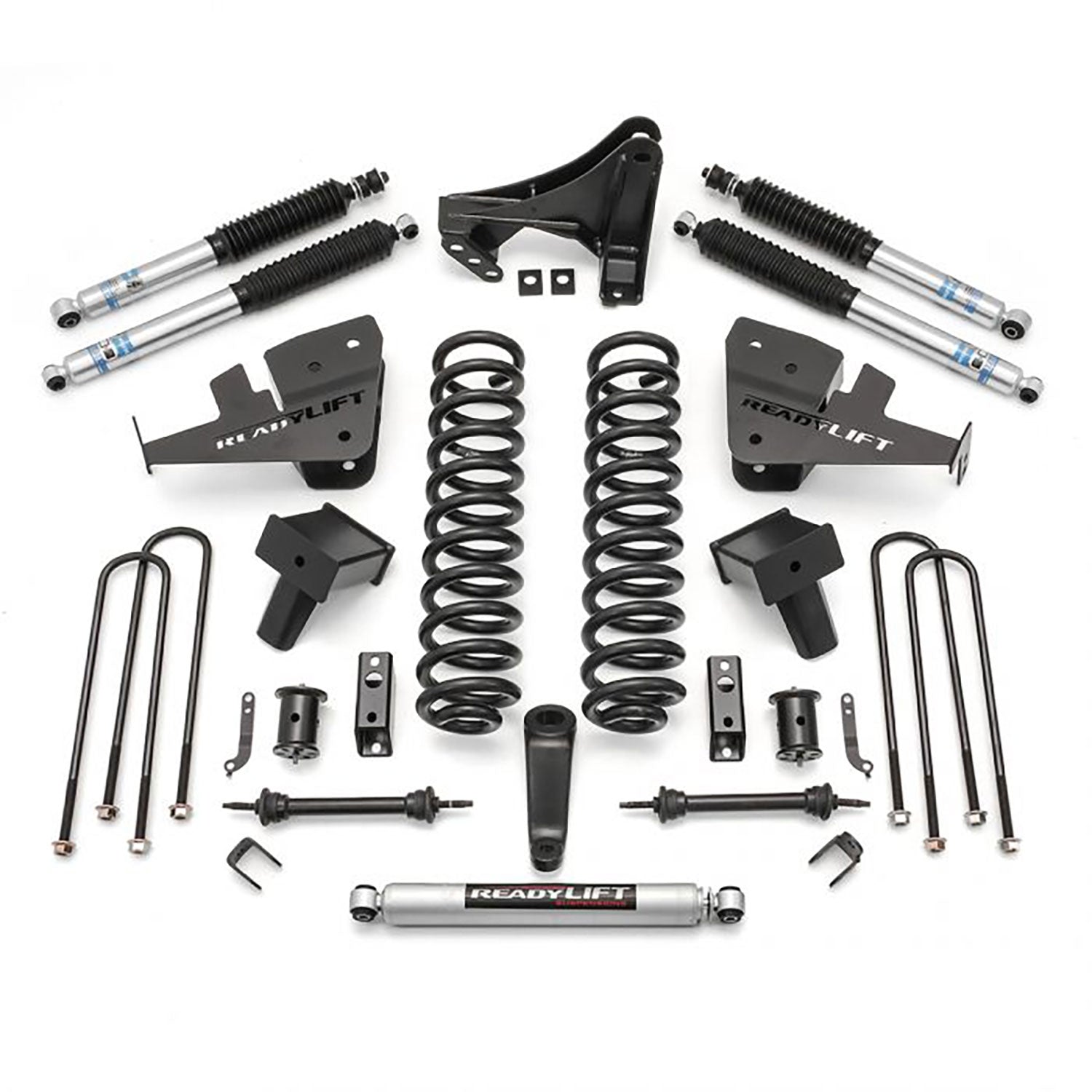 ReadyLIFT 6.5&quot; Lift Kit w/ Bilstein Shocks 2017-2021 Ford F-250/F-350 Diesel (1 Piece Drive Shaft) 49-2762