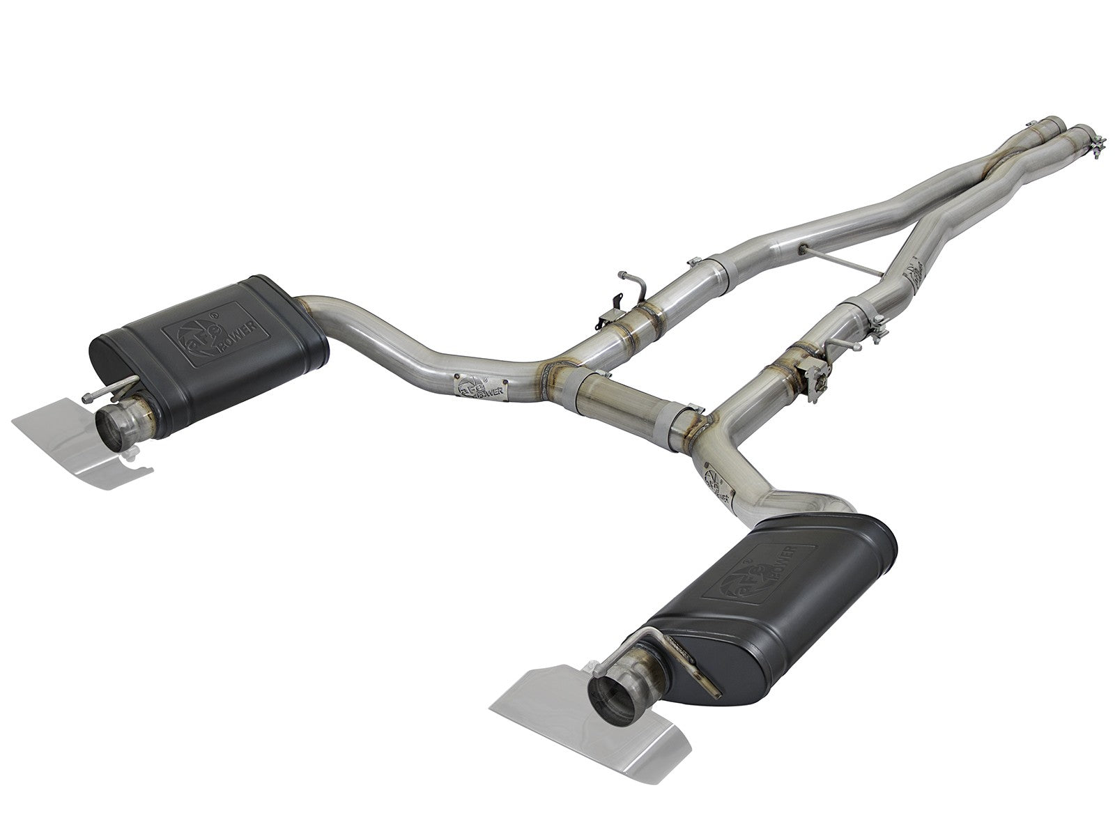 afe POWER MACH Force-Xp 15-22 Dodge Challenger Hellcat V8-6.2L 304 SS Cat-Back Exhaust System 49-32053