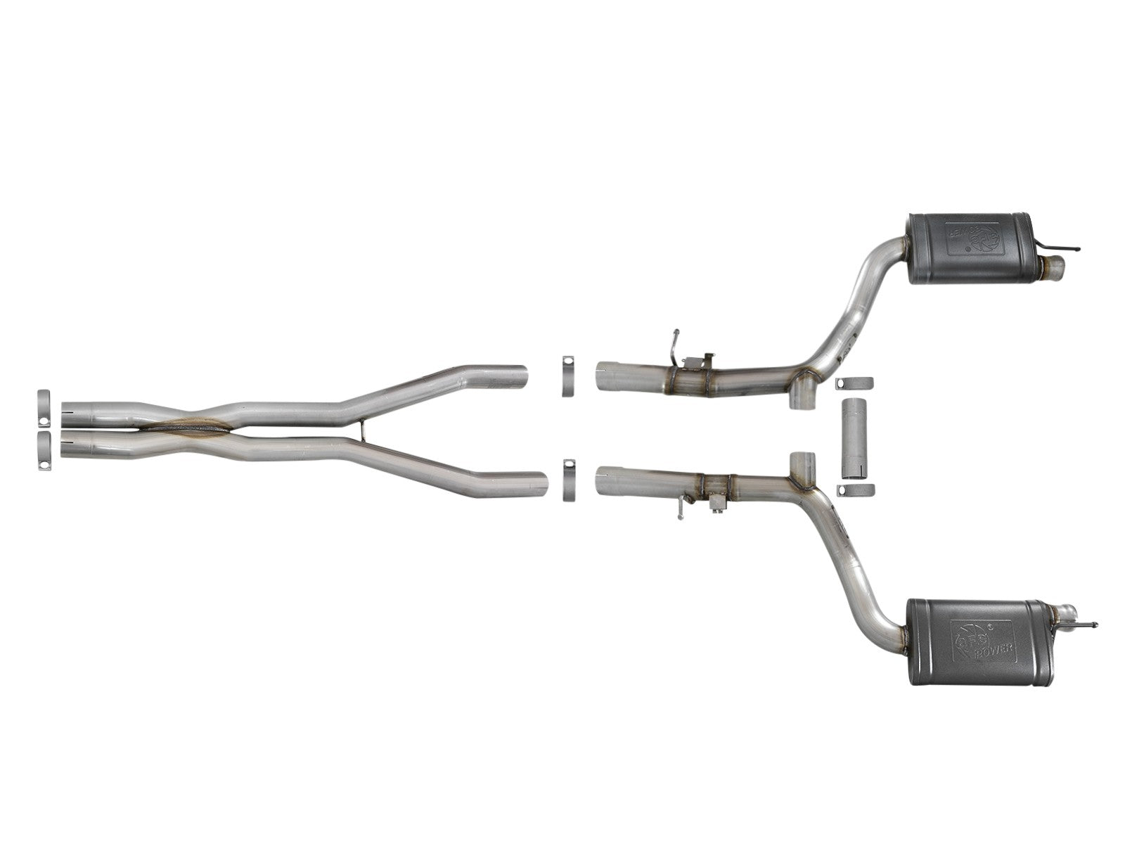 afe POWER MACH Force-Xp 15-22 Dodge Challenger Hellcat V8-6.2L 304 SS Cat-Back Exhaust System 49-32053