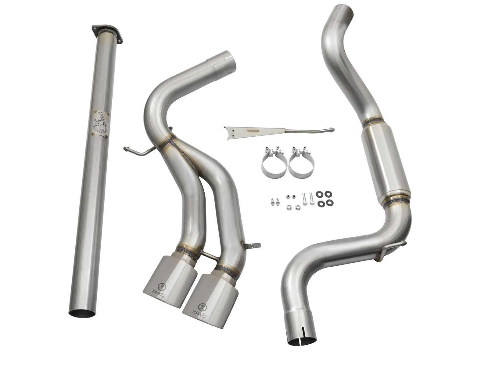 aFe POWER Takeda 3in 304 SS Cat-Back Exhaust w/ Polished Tips 13-18 Ford Focus ST L4-2.0L (t) 49-33083-P