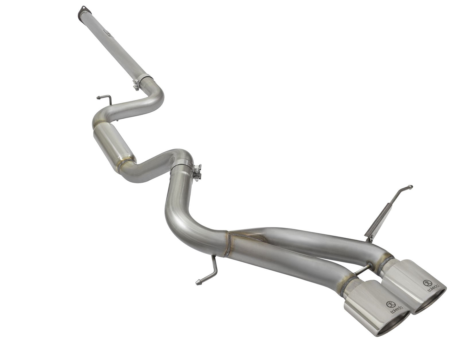 aFe POWER Takeda 3in 304 SS Cat-Back Exhaust w/ Polished Tips 13-18 Ford Focus ST L4-2.0L (t) 49-33083-P