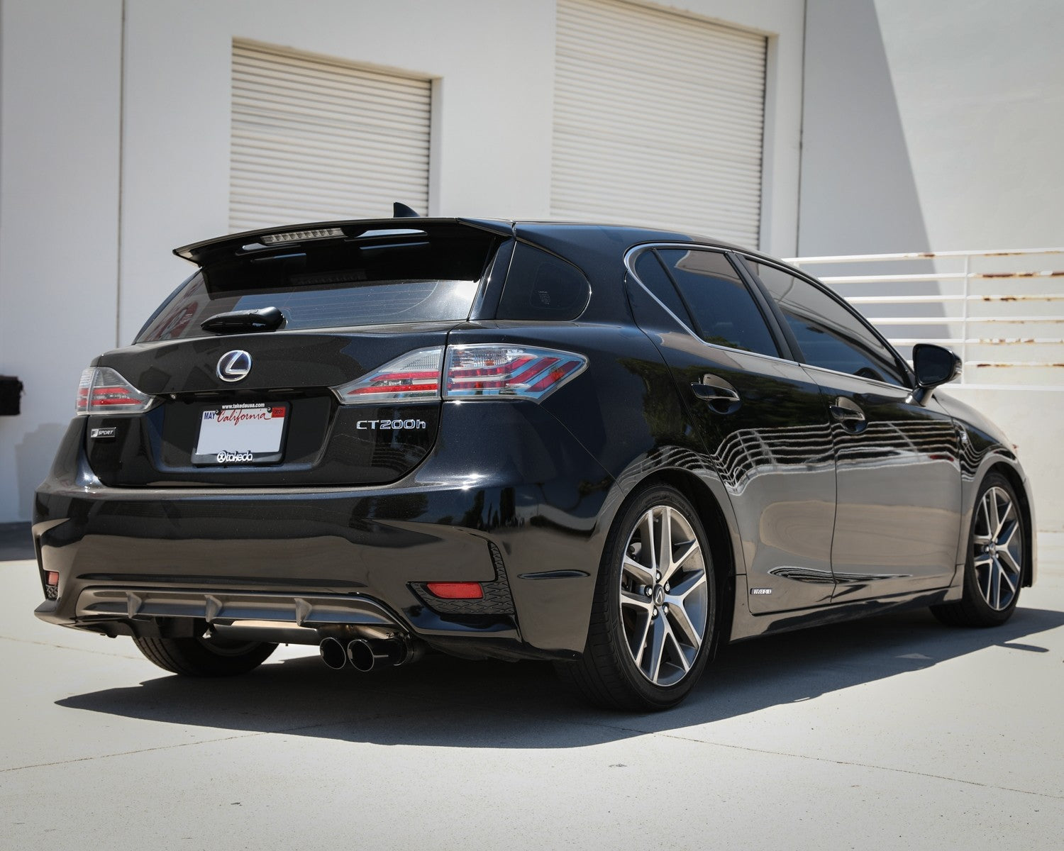 aFe POWER Takeda 2in to 2-1 304 SS Cat-Back Exhaust w/ Black Tips 11-17 Lexus CT200h 1.8L 49-36047-B