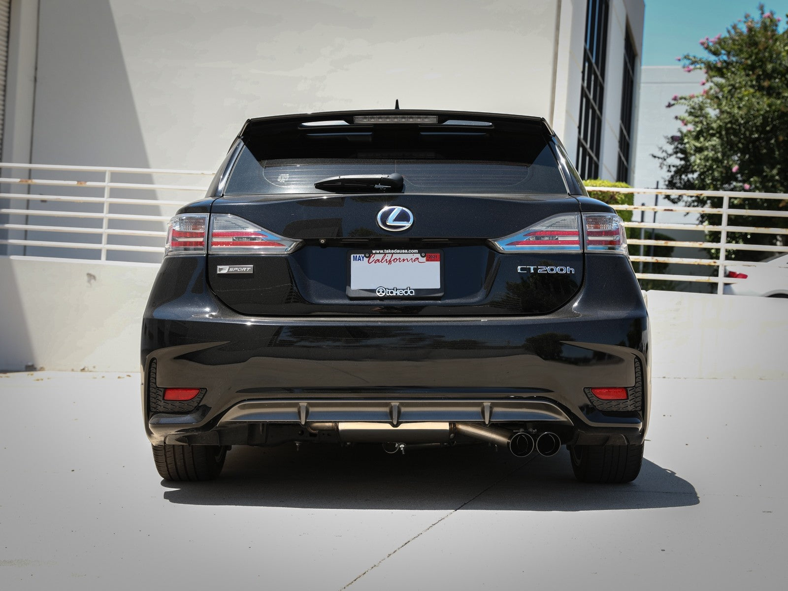 aFe POWER Takeda 2in to 2-1 304 SS Cat-Back Exhaust w/ Black Tips 11-17 Lexus CT200h 1.8L 49-36047-B