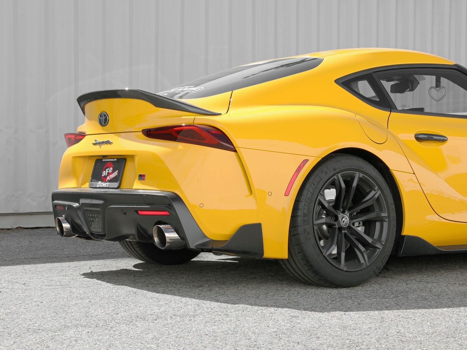 aFe POWER Takeda 2021-2022 Toyota Supra 2.0L (t) 2.5in-3in 304 SS CB Exhaust w/ Polished Tips 49-36050-P