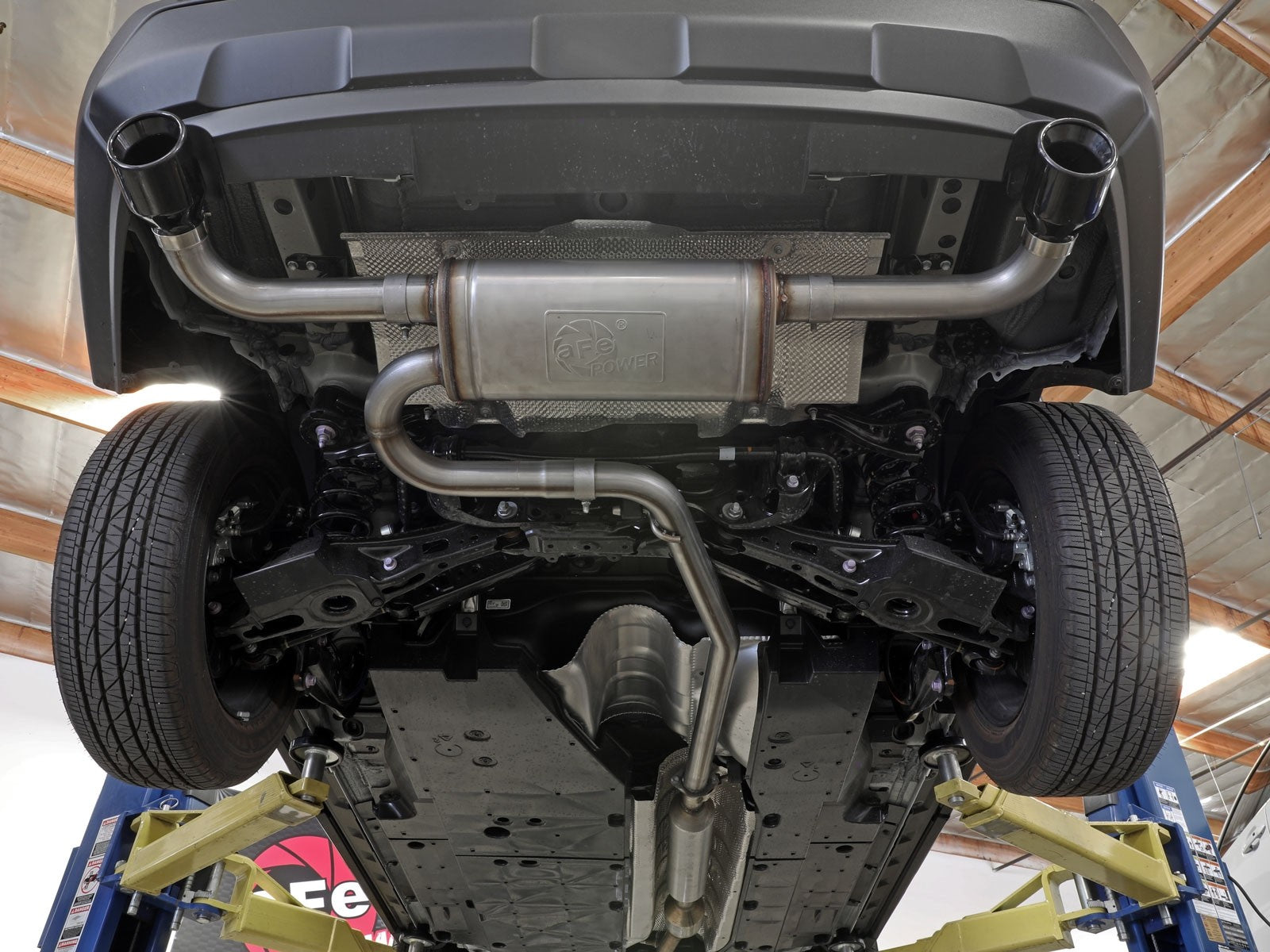 aFe POWER Takeda 19-22 Toyota RAV4 L4-2.5L 304SS CB Exhaust w/ Black Tips 49-36053-B