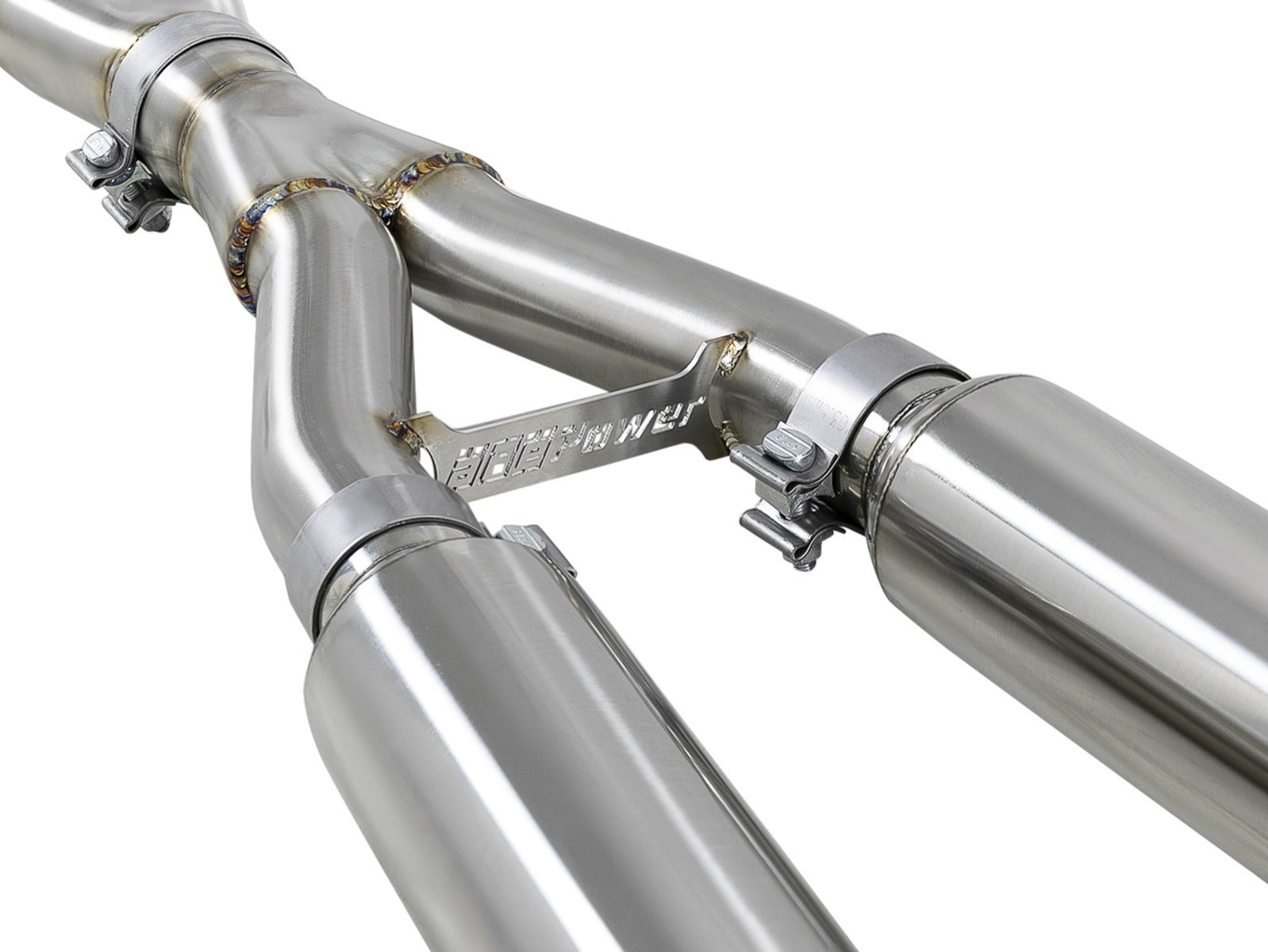 aFe POWER Takeda 2.5in 304 SS CB Exhaust w/ Black Tips 17-22 Infiniti Q60 V6-3.0L (tt) 49-36134NM-B