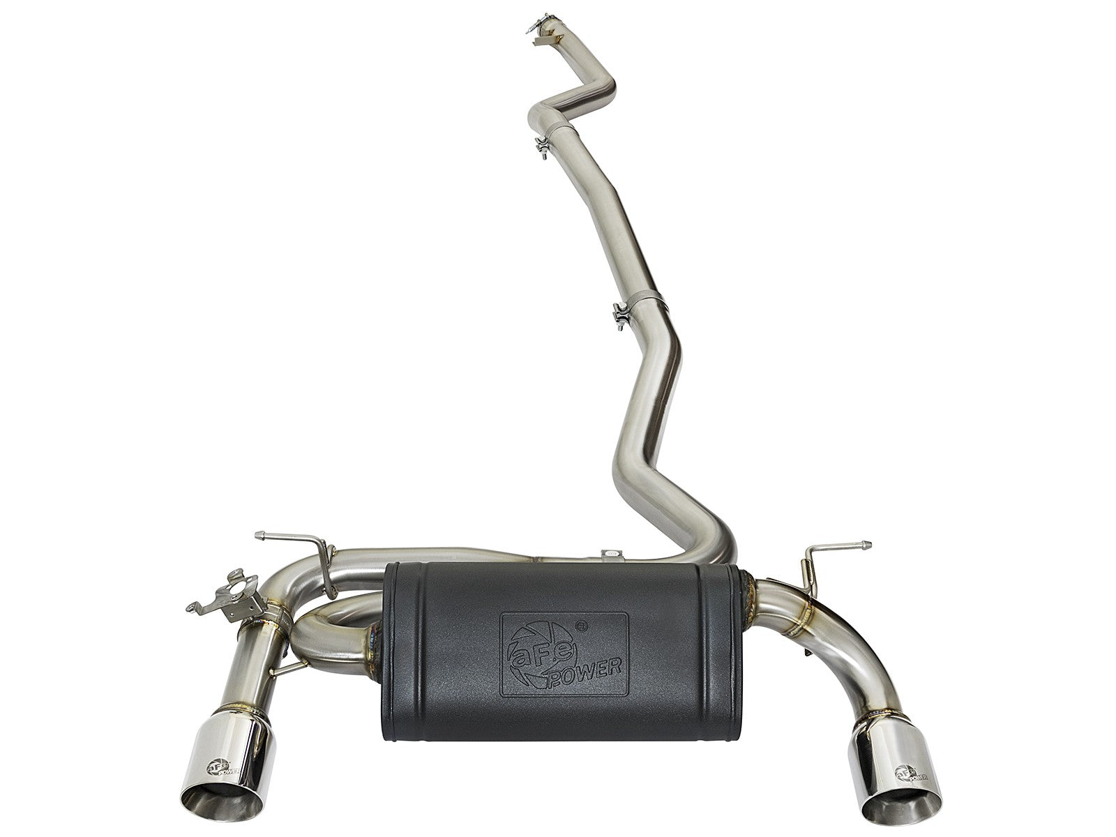 afe POWER MACH Force-Xp 16-19 BMW 340i/340ix/ 17-20 440i/440ix 3.0L 304 SS Cat-Back Exhaust System 49-36334-P