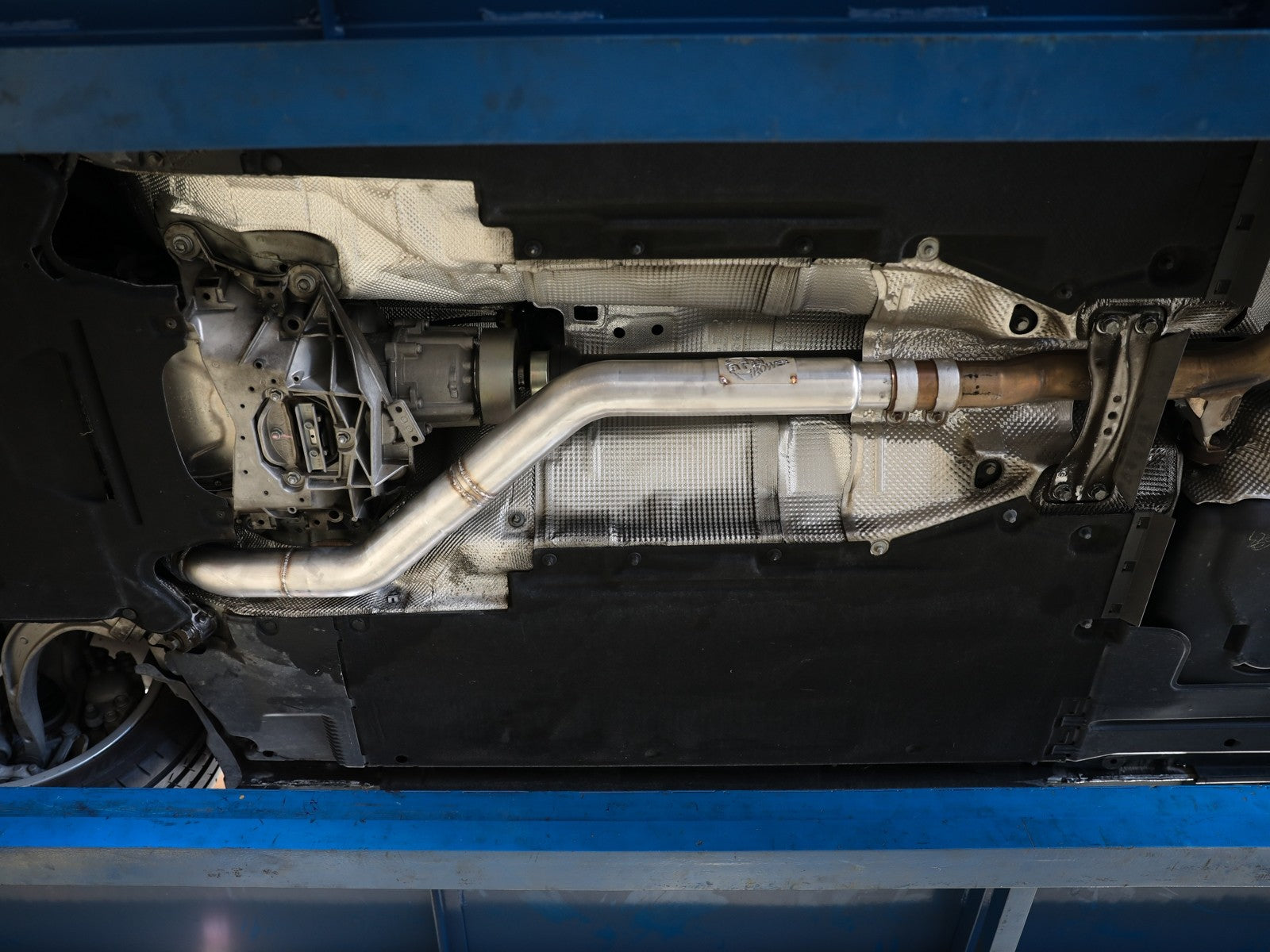 afe POWER MACH Force-Xp 09-16 Audi A4/A5 B8 // 13-16 Allroad // 11-16 Q5 L4-2.0L(t) 304 SS 3in. Front Resonator Delete Pipe 49-36428