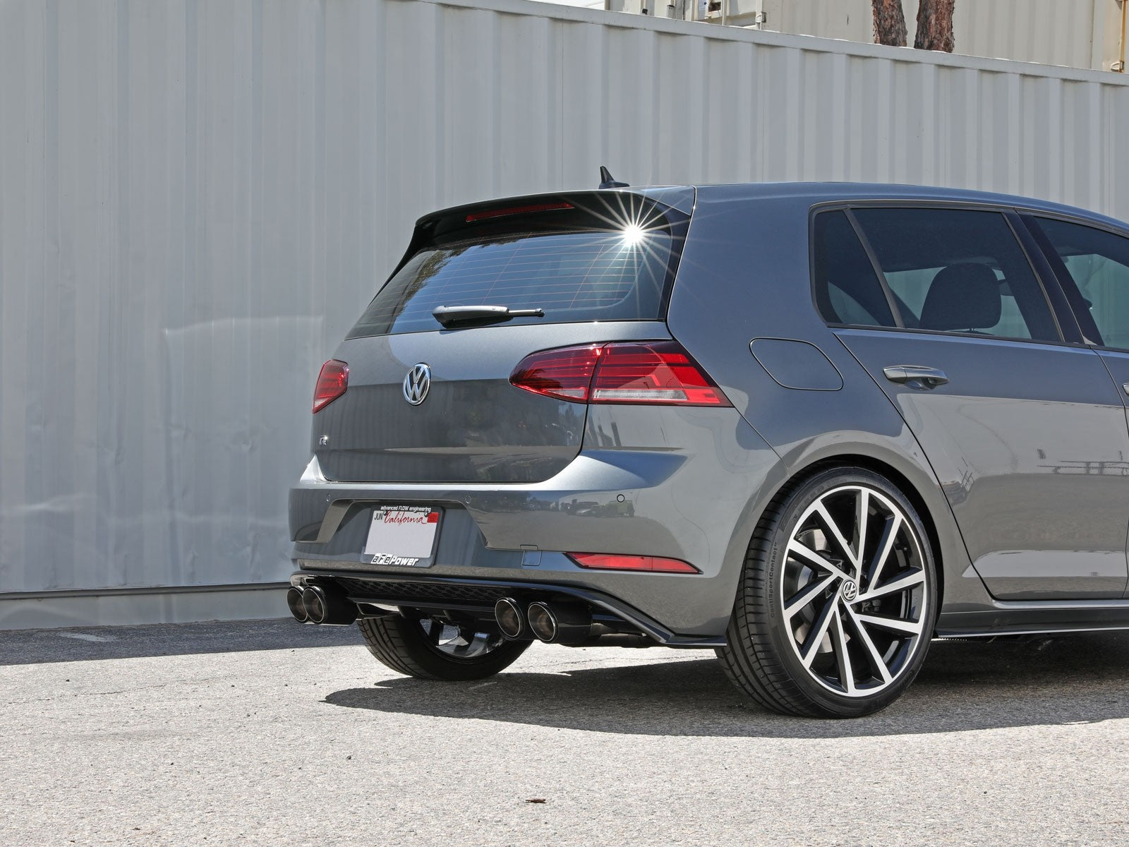 afe POWER MACH Force-Xp 15-19 Volkswagen Golf R L4-2.0L(T) 304 SS Cat-Back Exhaust System - Carbon 49-36430-C