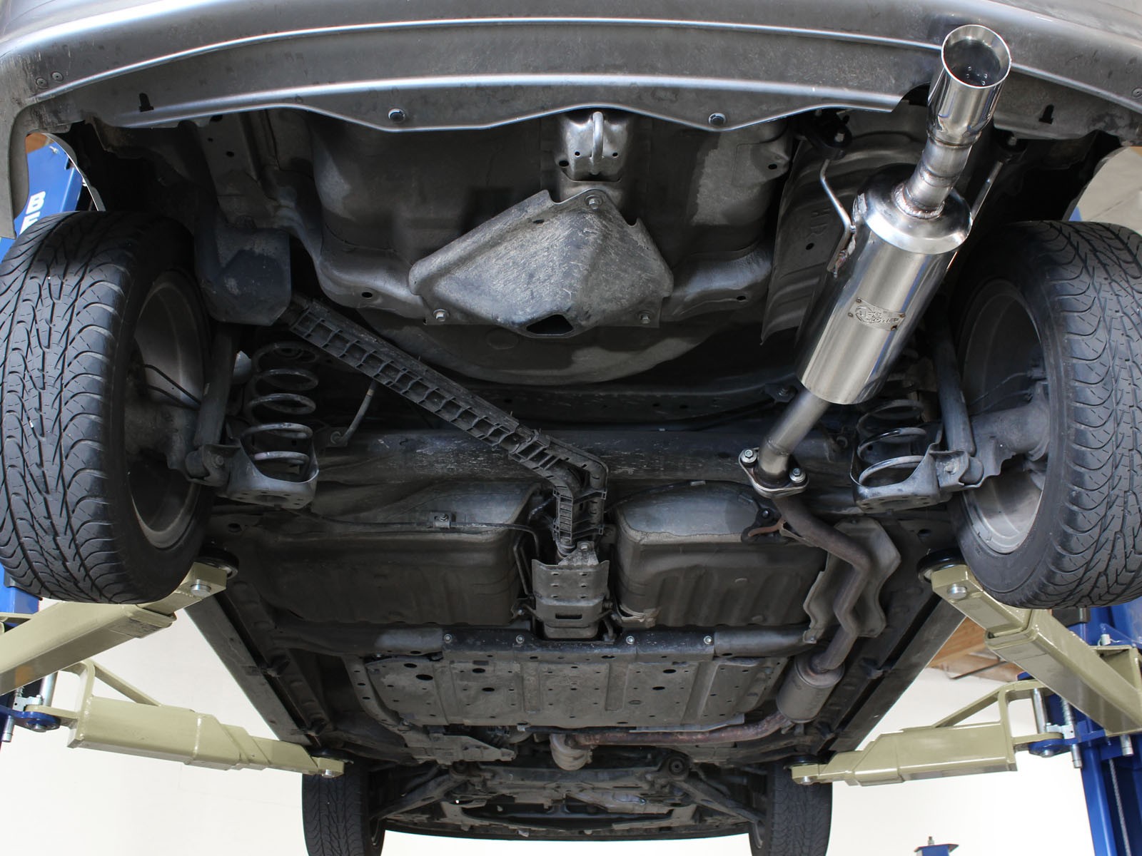 aFe POWER 07-08 Honda Fit L4-1.5L 2in. 304 SS Axle-Back Exhaust System 49-36611