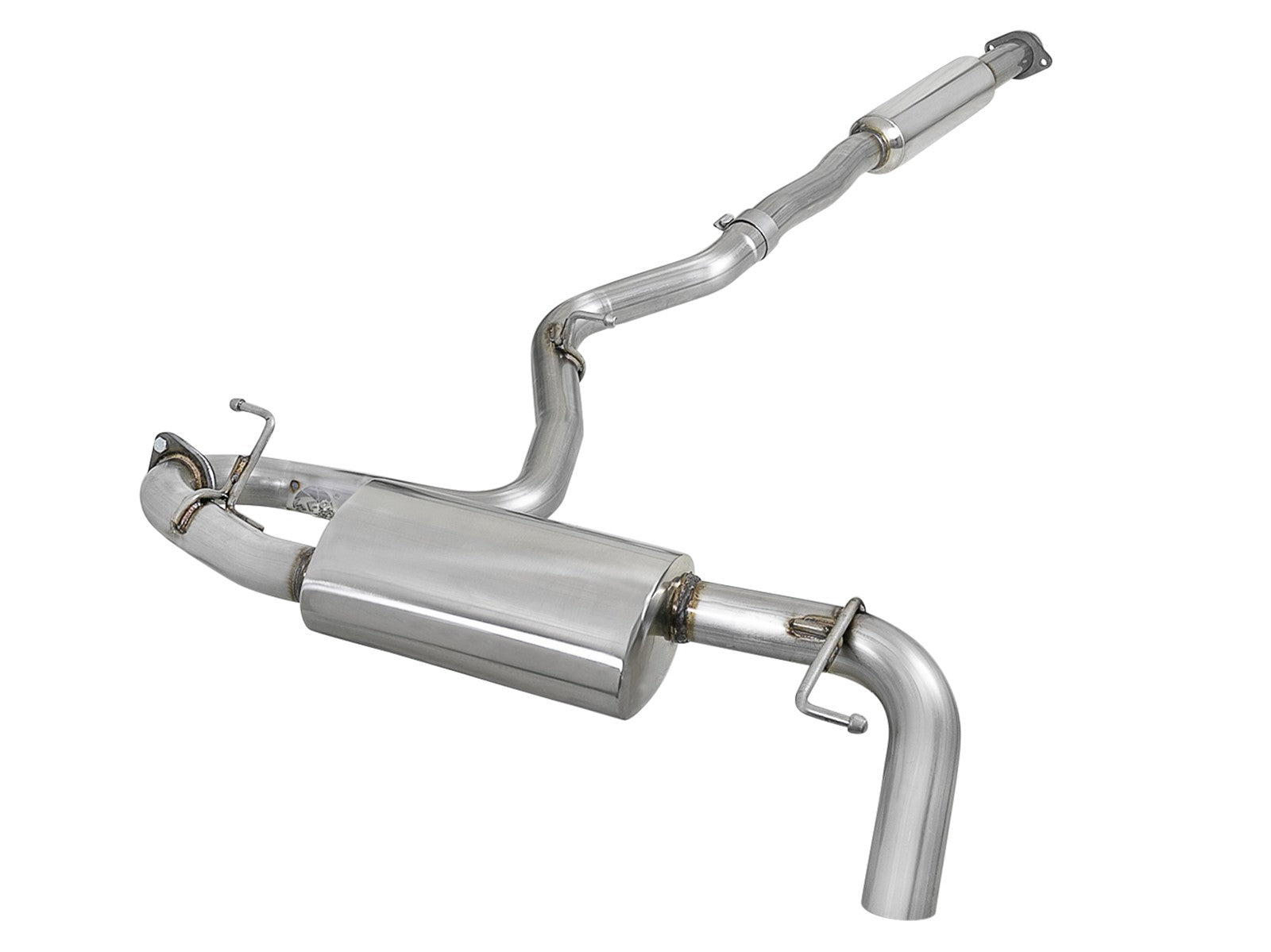 aFe POWER Takeda 2.5in 304 SS Cat-Back Exhaust System Subaru Crosstrek 18-22 H4-2.0L 49-36803