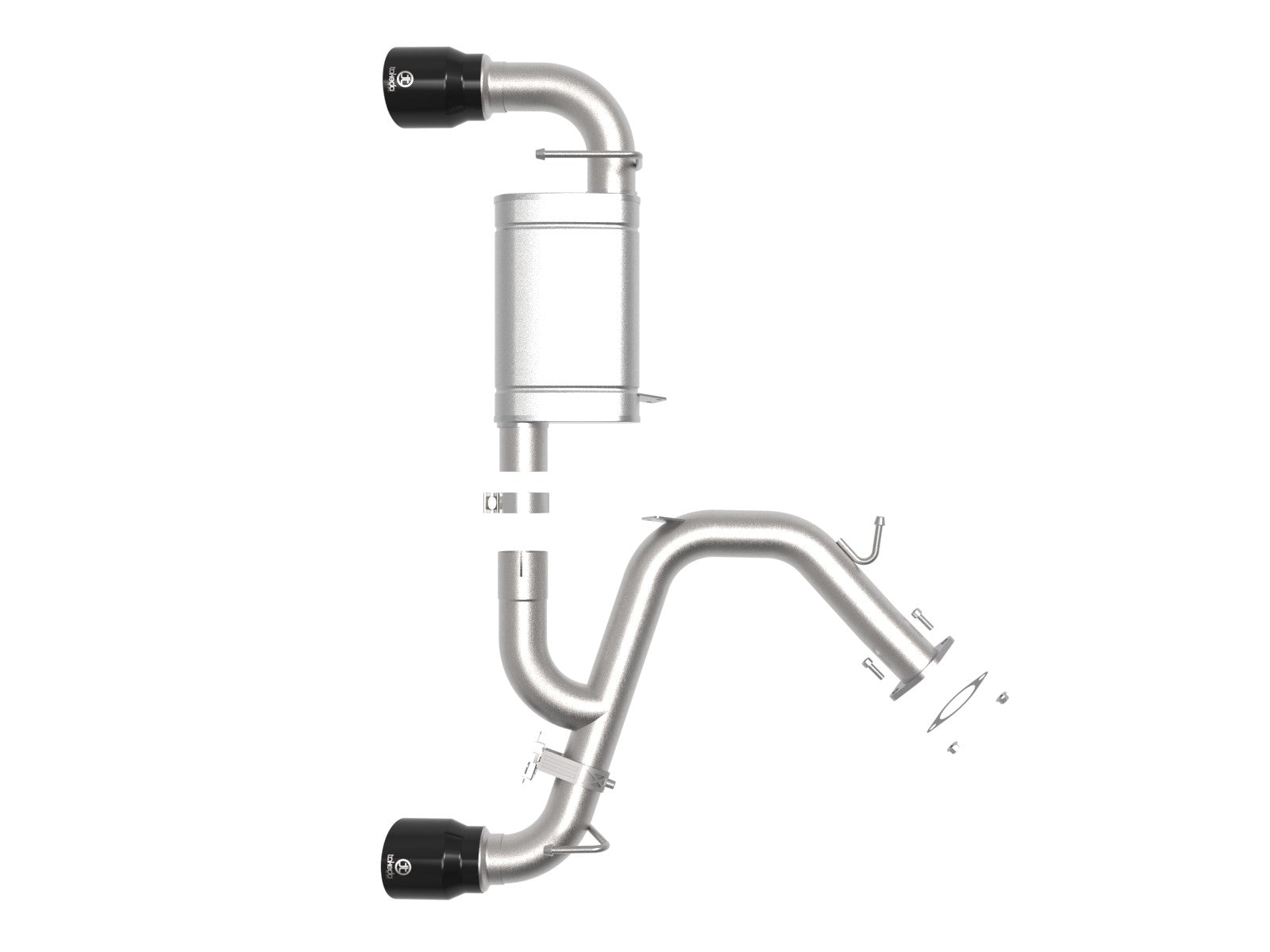 aFe Power Axle Back Exhaust - 19-20 Hyundai Veloster N L4-2.0L (t) 49-37007-B