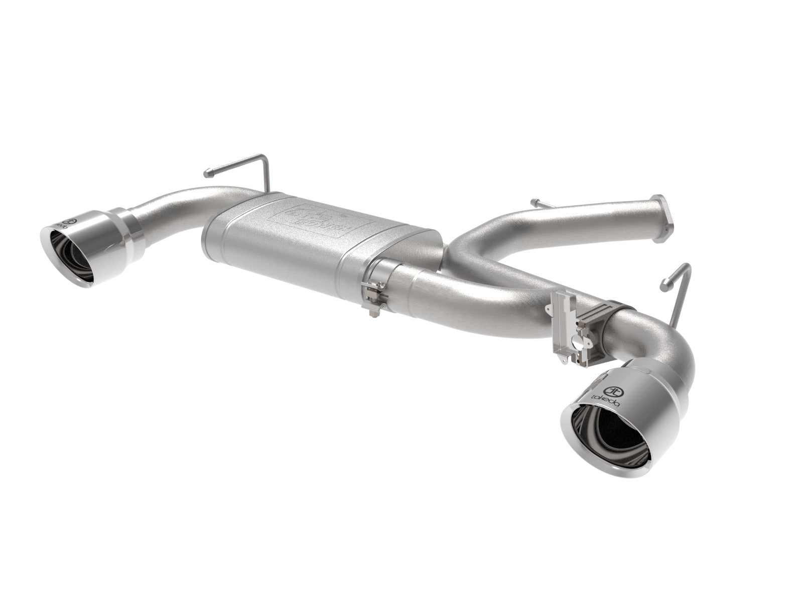 aFe Power Axle Back Exhaust - 19-20 Hyundai Veloster N L4-2.0L (t) w/ Polished tips 49-37007-P