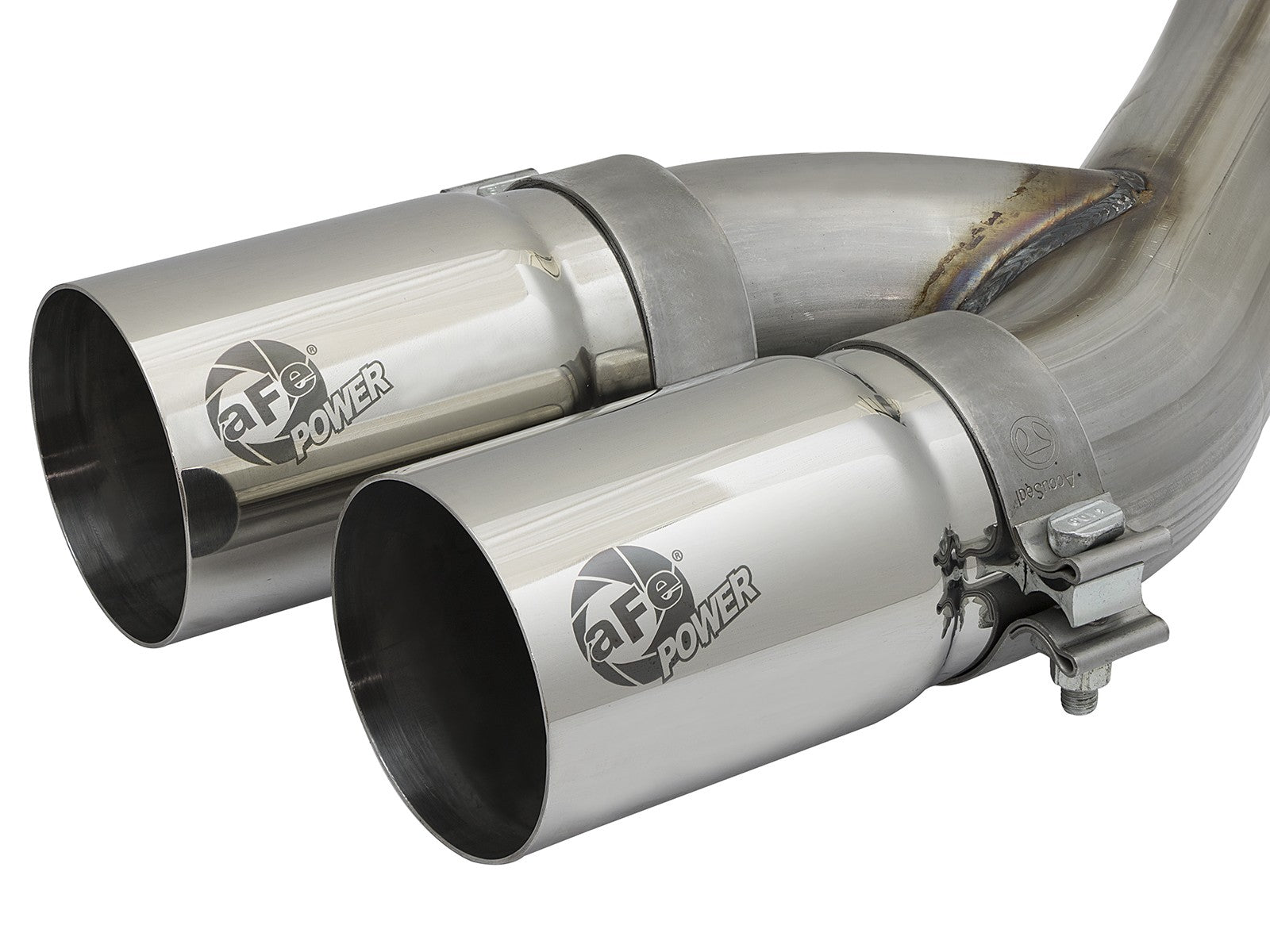 aFe POWER Rebel Series 3.5in 409 SS Cat Back Exhaust w/Pol Tips 14-18 RAM 2500/3500 V8-6.4L Hemi 49-42057-P